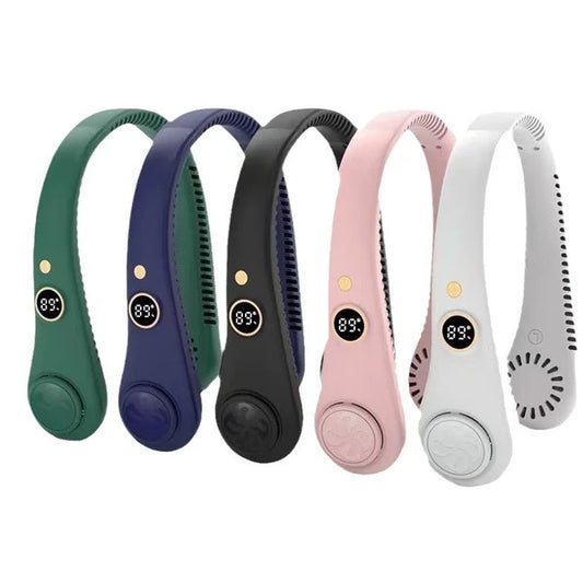 CoolNeck neck fan in five colors